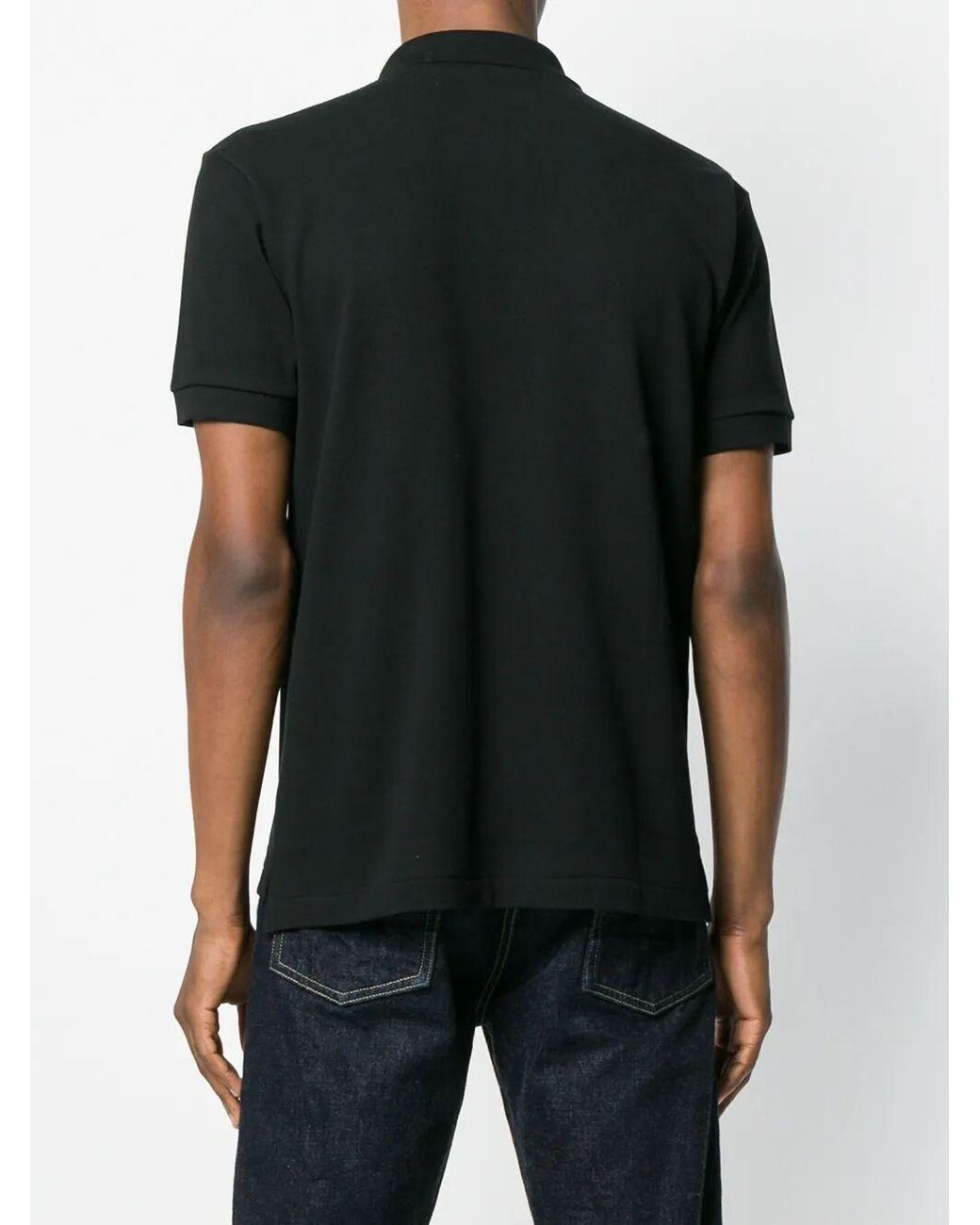 COMME DES GARÇONS PLAY Black Heart Cotton Polo Shirt for men