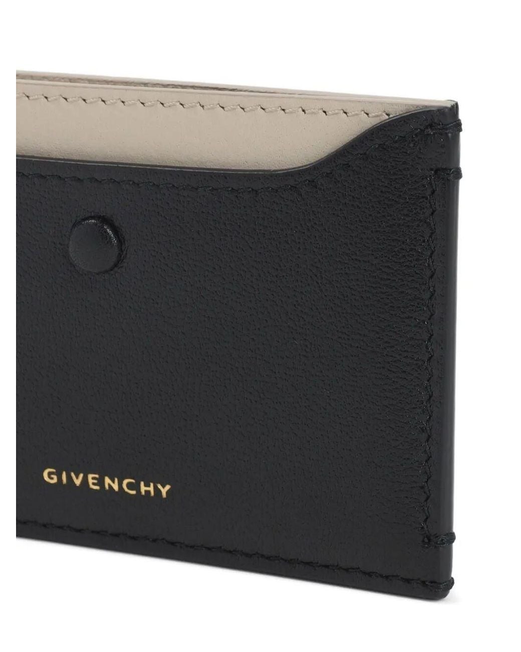 Givenchy Black Shiny Leather Day Cardholder
