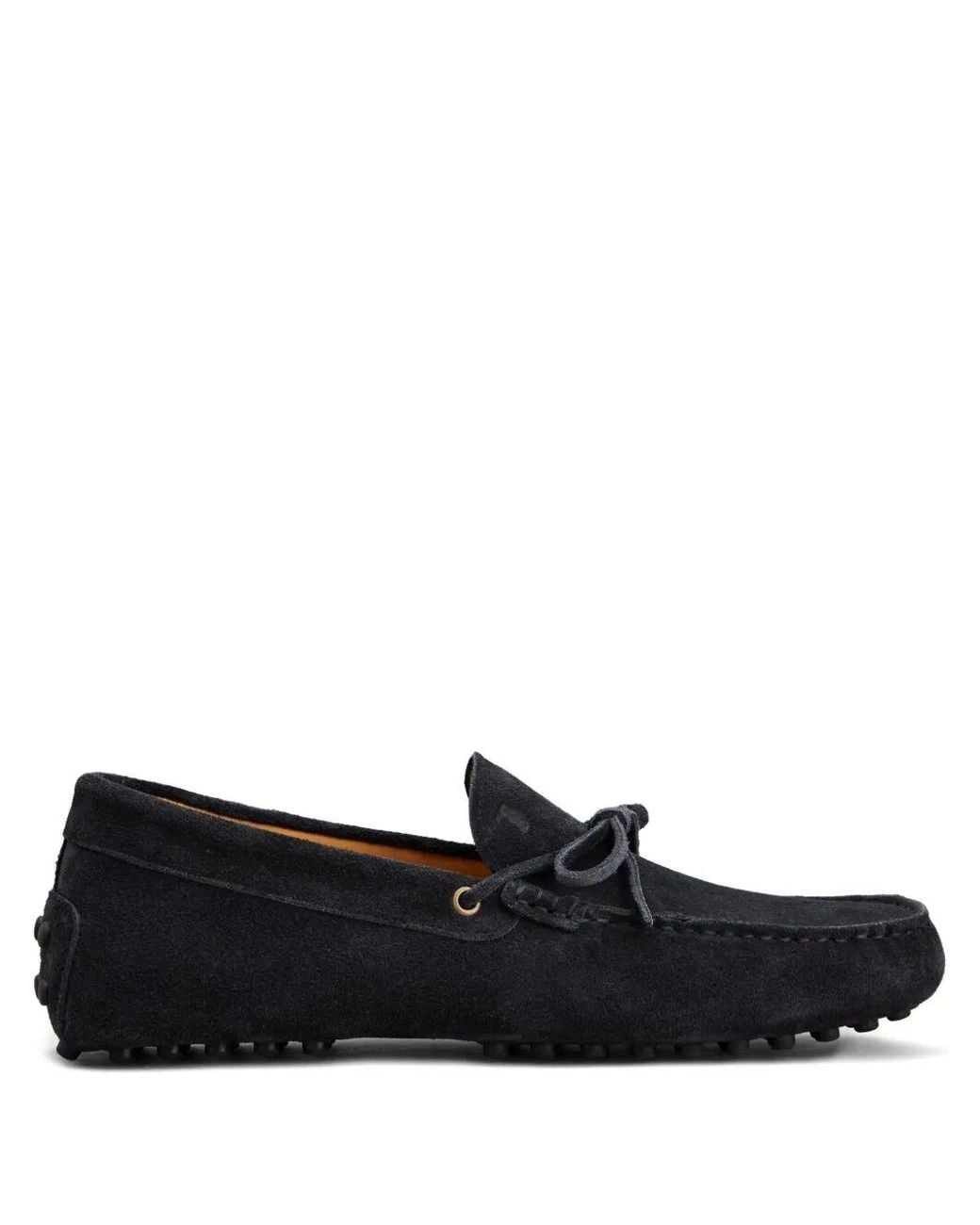 Tod's Black Suede Loafers for men