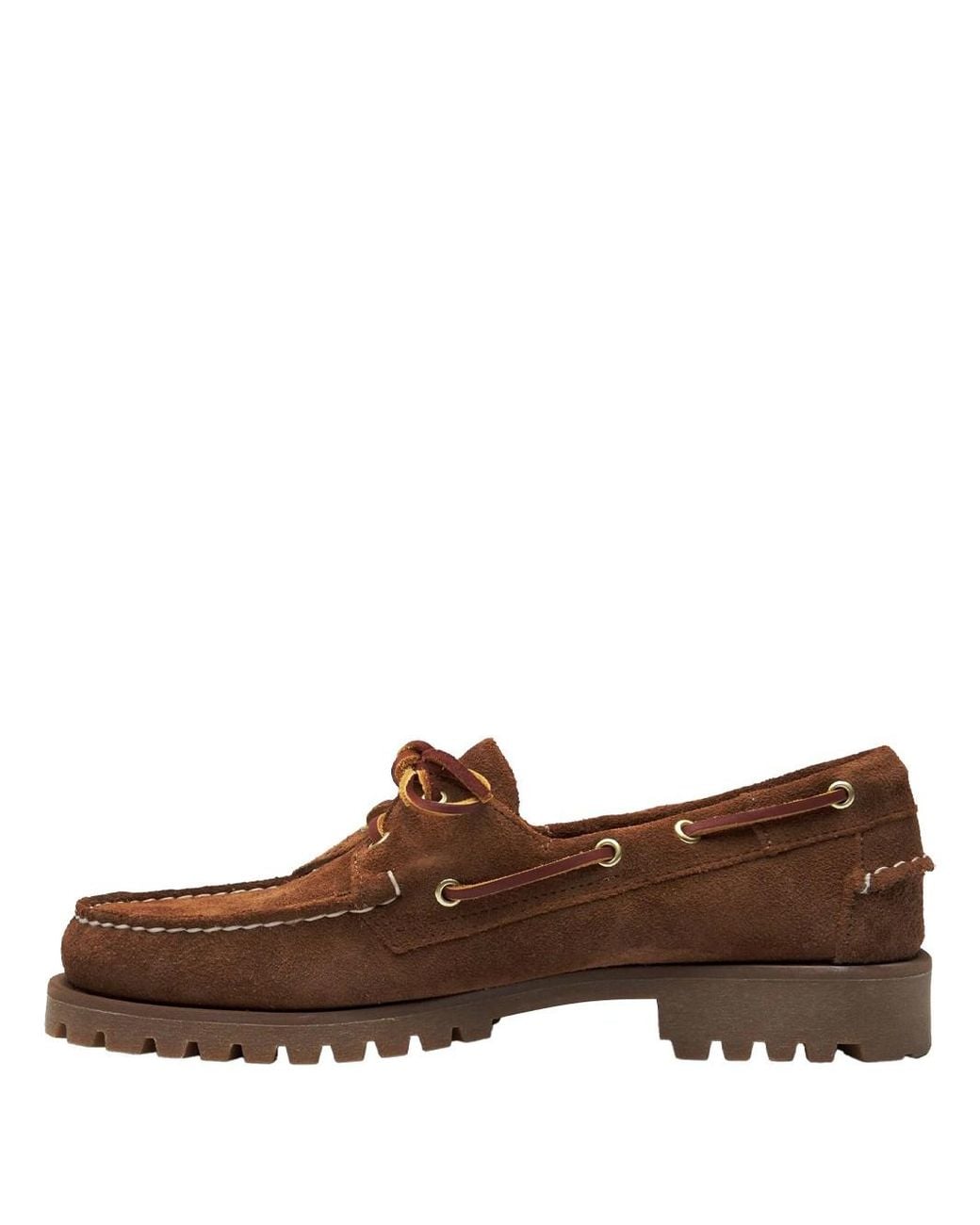 Sebago Brown Ranger Artisan Ox Suede Loafers for men