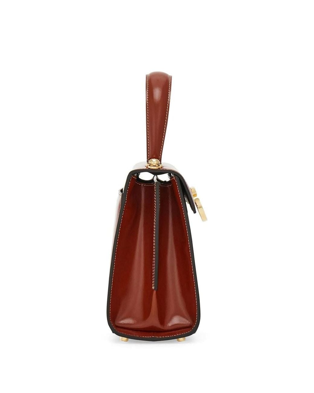 Ferragamo Red Iconic Top Handle Small Bag
