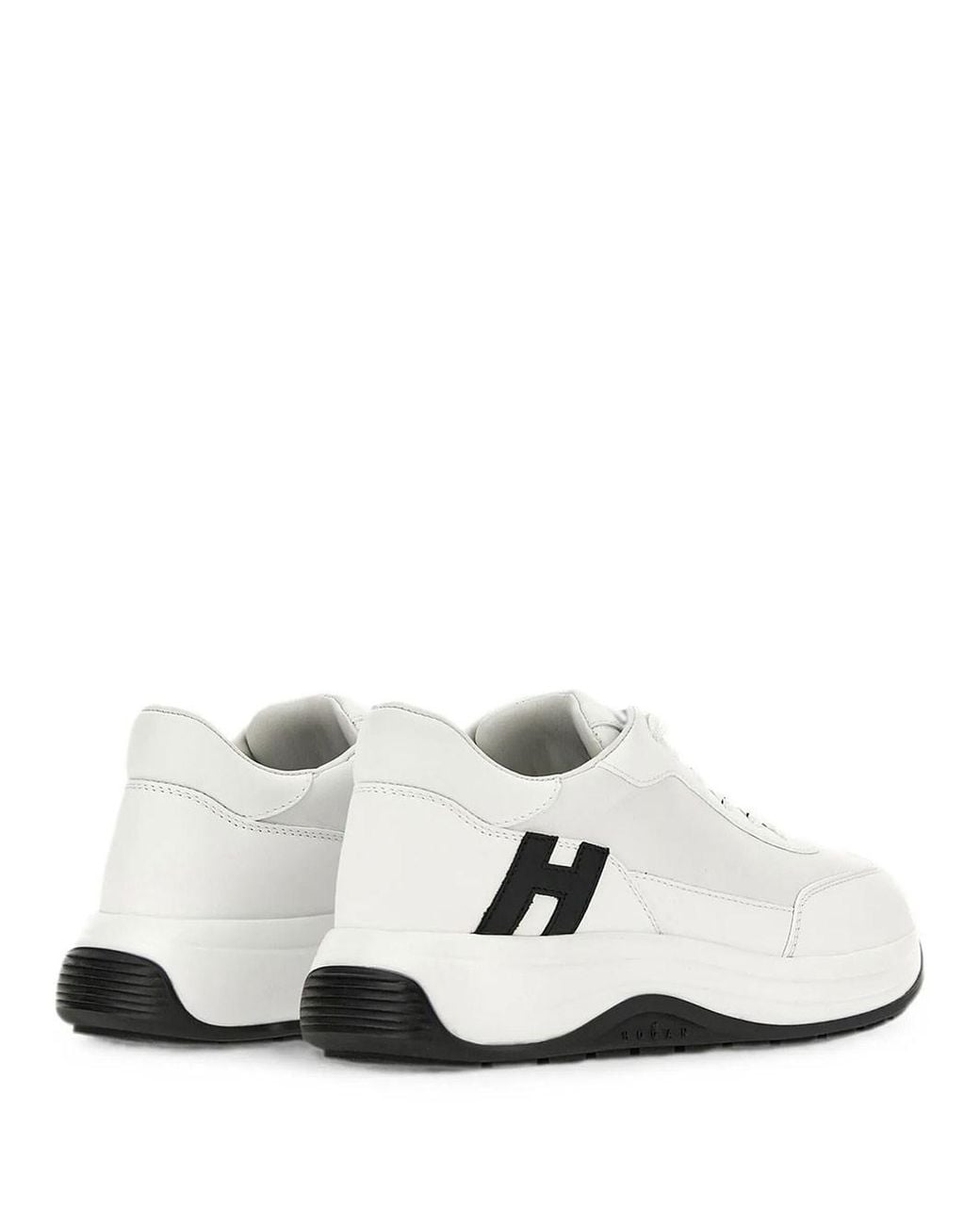 Hogan White Hi-Light Nappa Sneakers for men