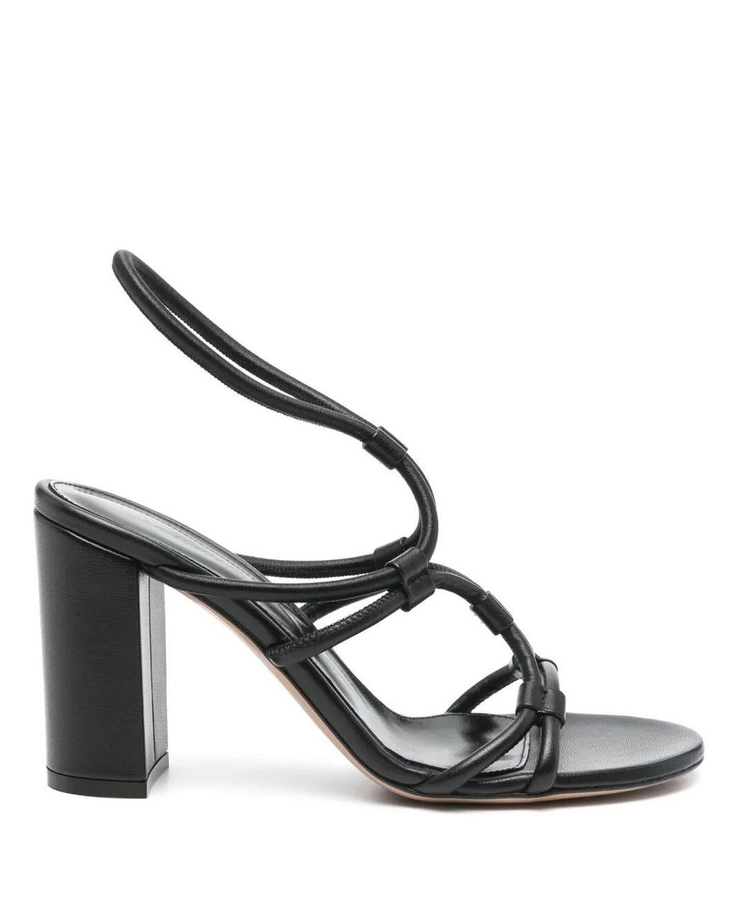 Gianvito Rossi Metallic Multi Way Strap Heeled Sandals 85