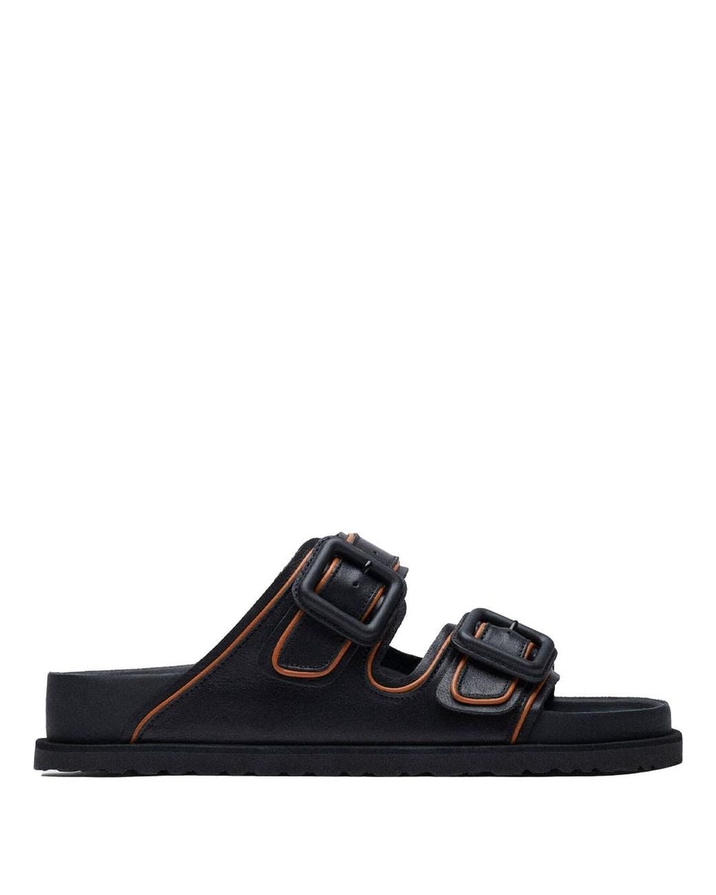 Birkenstock Black Arizona Exquisite Nappa Leather Sandals