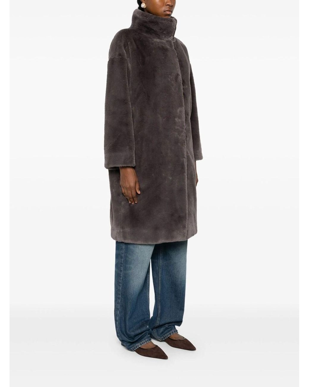 Herno Gray Single-Breasted Coats