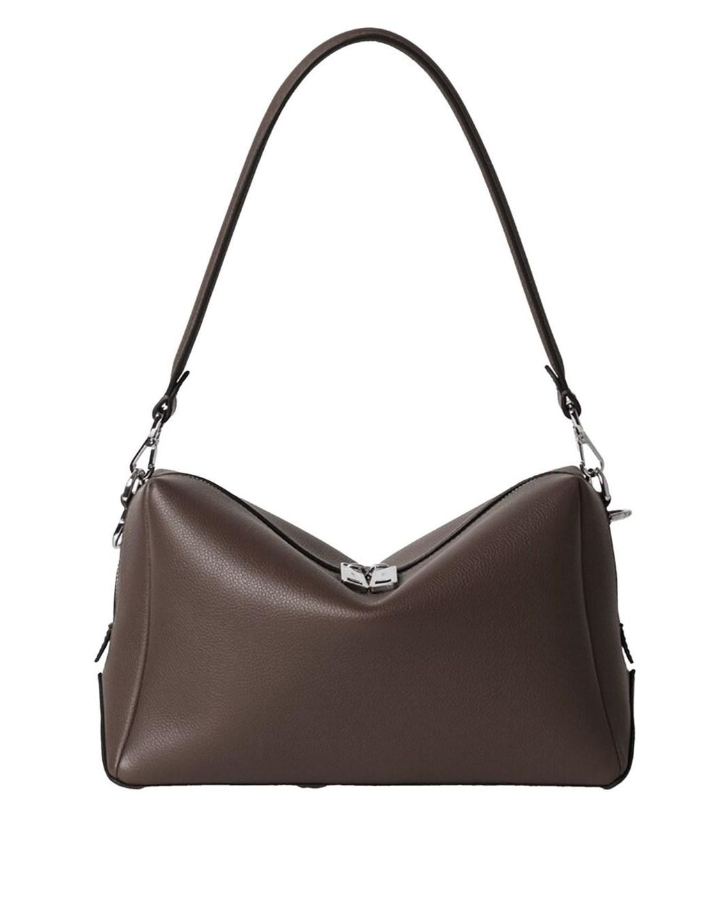 Fendi Brown Lui Medium Leather Shoulder Bag for men