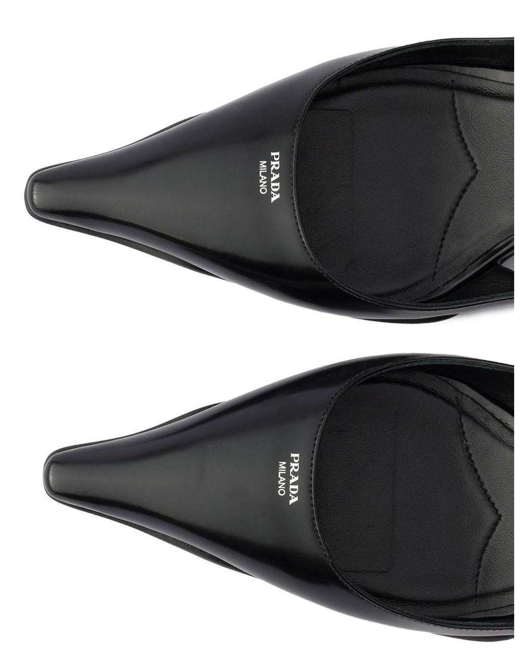 Prada Black Décolleté Slingback
