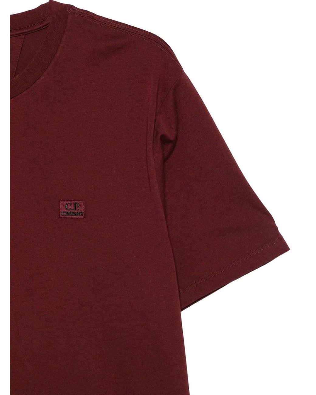 C P Company Red C.P.Company T-Shirt 30/1 for men