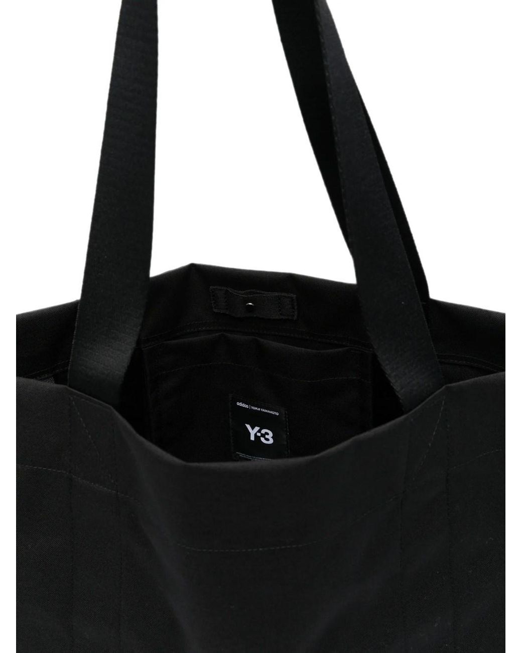 Y-3 Black Tote Bag for men