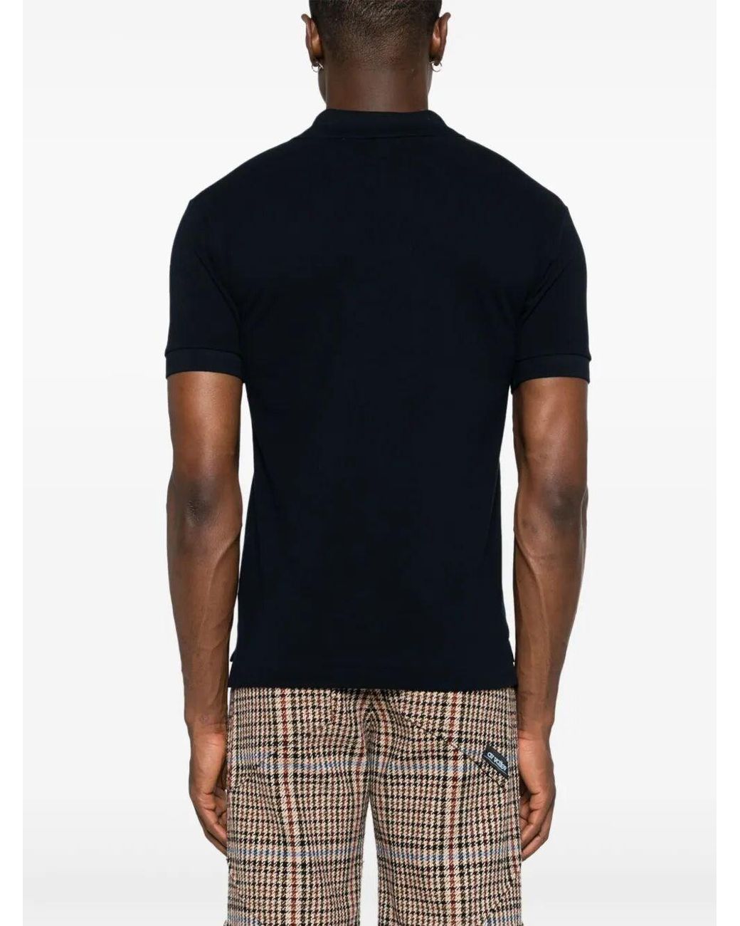 COMME DES GARÇONS PLAY Black Cotton Polo Shirt for men
