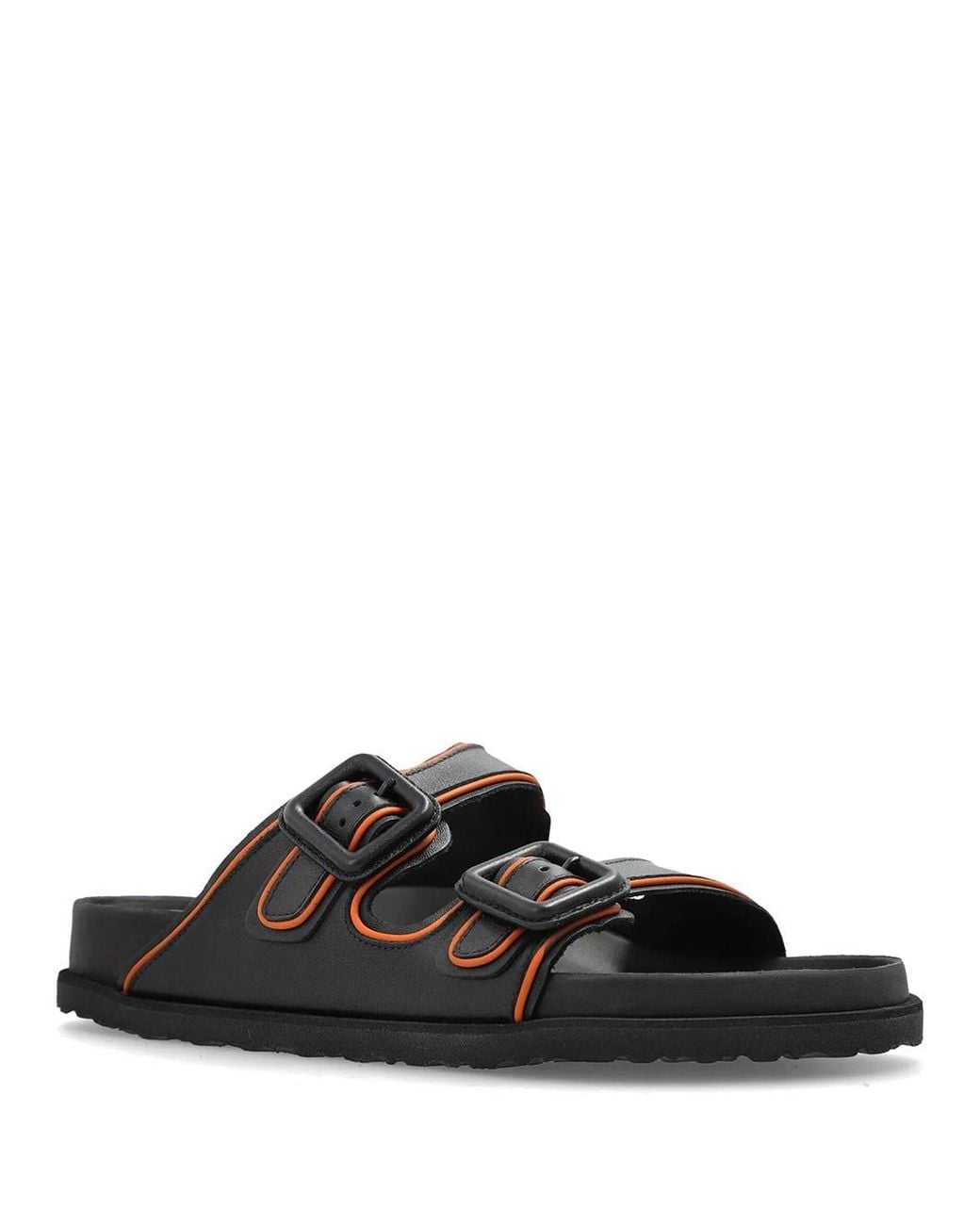 Birkenstock Black Arizona Exquisite Nappa Leather Sandals for men