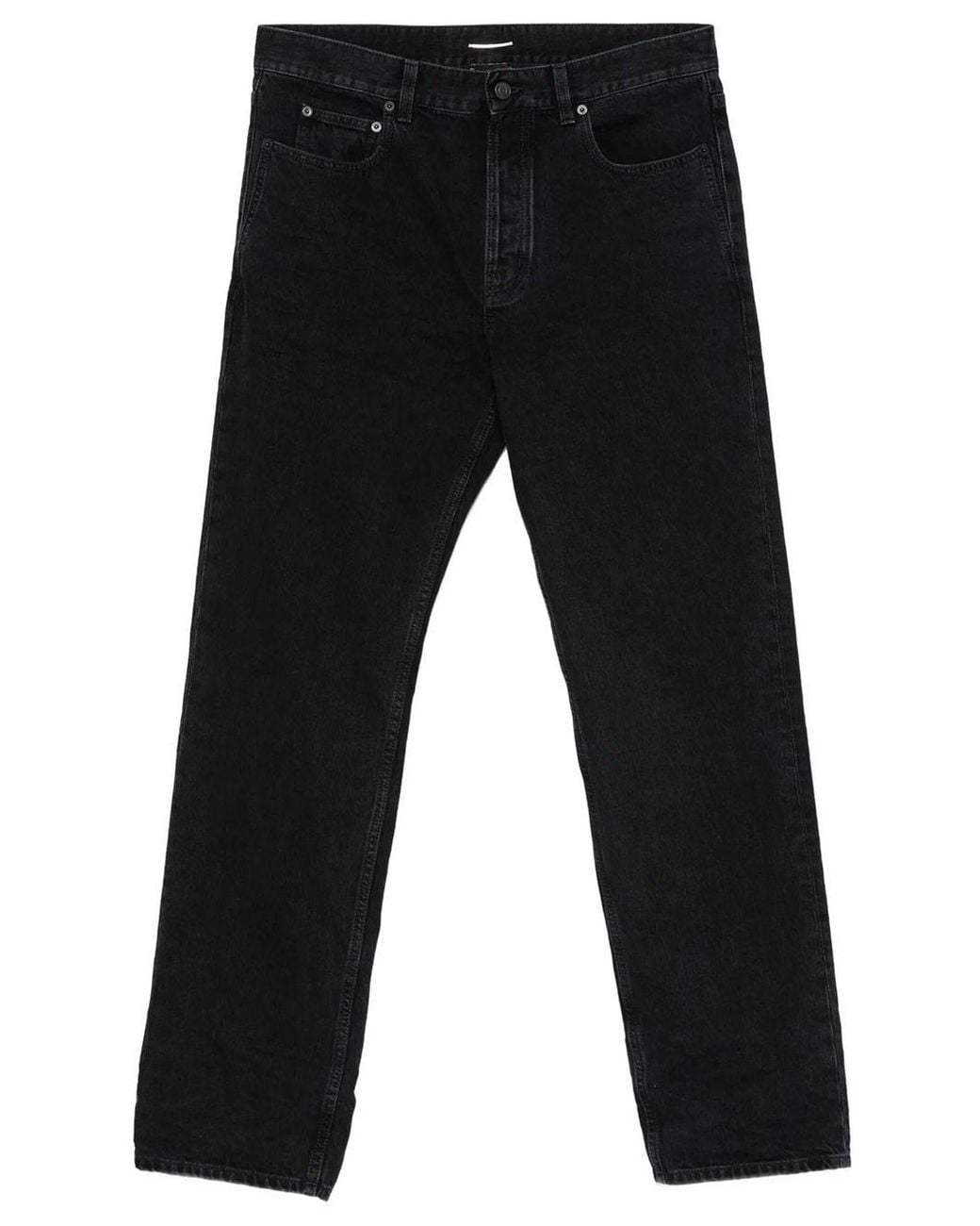 Saint Laurent Black Relaxed Fit Jeans With Tapered Leg for men