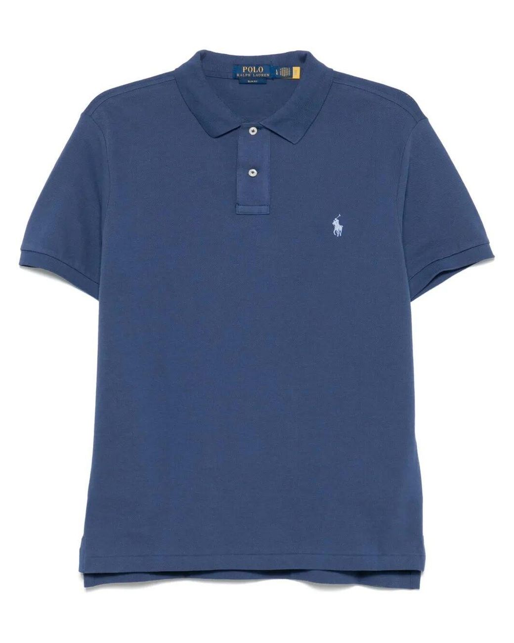 Polo Ralph Lauren Slim Fit Classic Polo Shirt Clothing in Blue for Men ...
