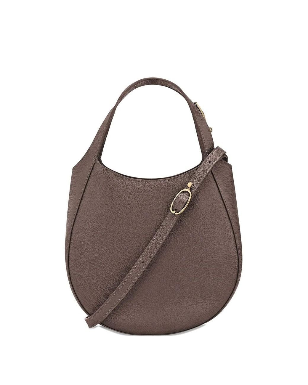 Longchamp Brown S Top Handle Bag Le Foulonné
