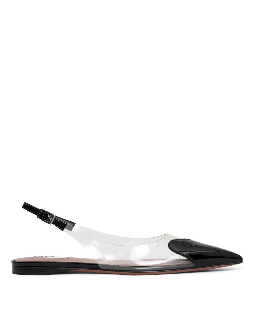 Alaïa Black "Le Coeur" Slingback Flats