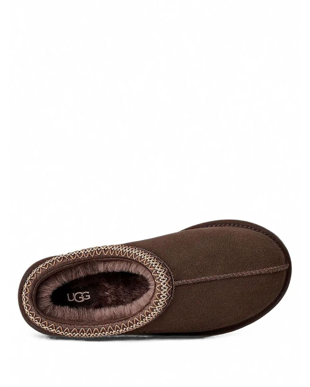 Ugg Brown Tasman Ii Slippers With Braid