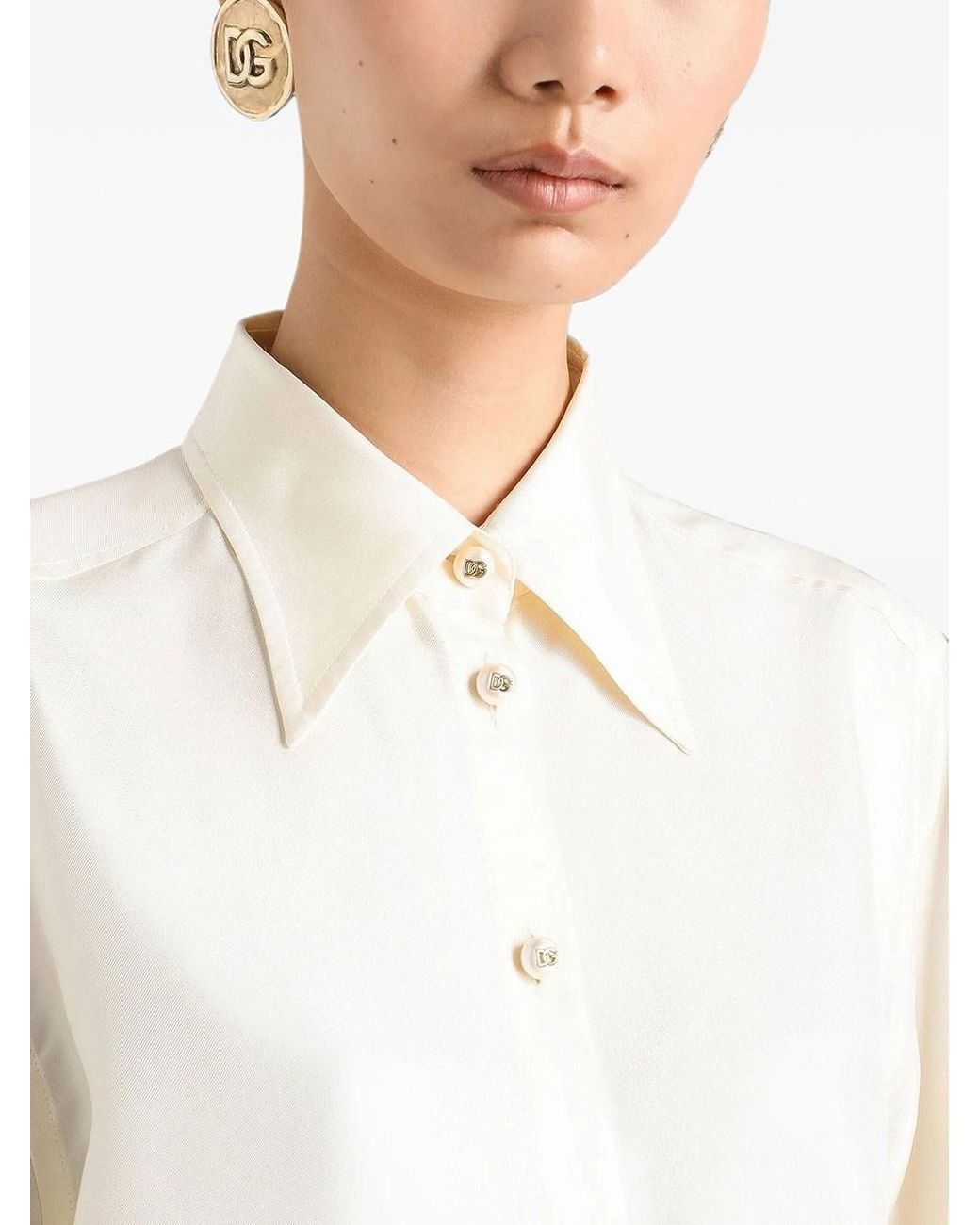 Dolce & Gabbana White Camicia