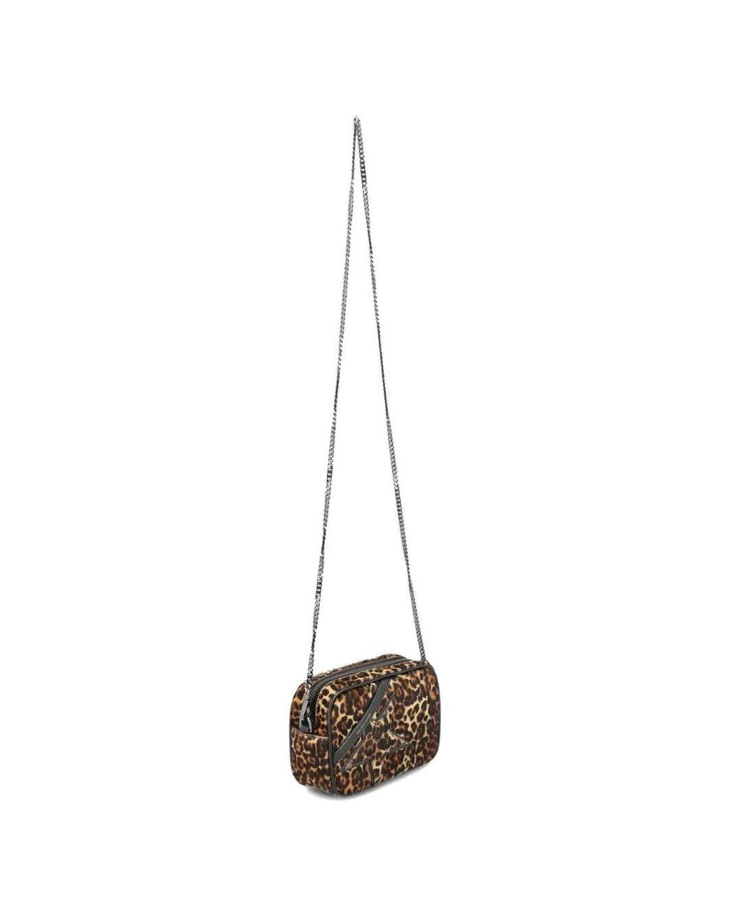 Golden Goose Deluxe Brand Gray Star Mini Leather Crossbody Bag