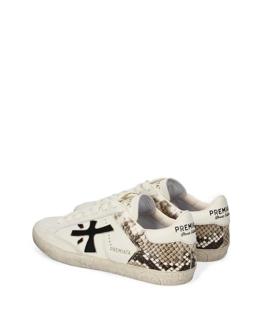 Premiata White Stevend Sneakers