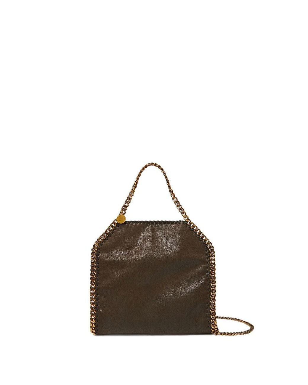 Stella McCartney Brown Mini Falabella Tote Bag