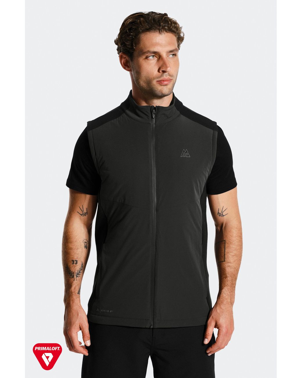 MONTIREX Black Golf Hybrid Gilet for men