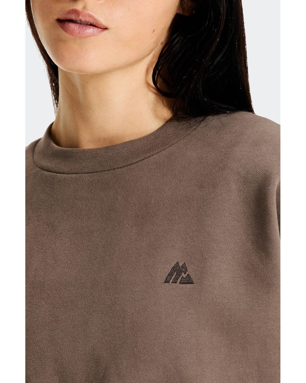 MONTIREX Brown Form Fleece Sweatshirt