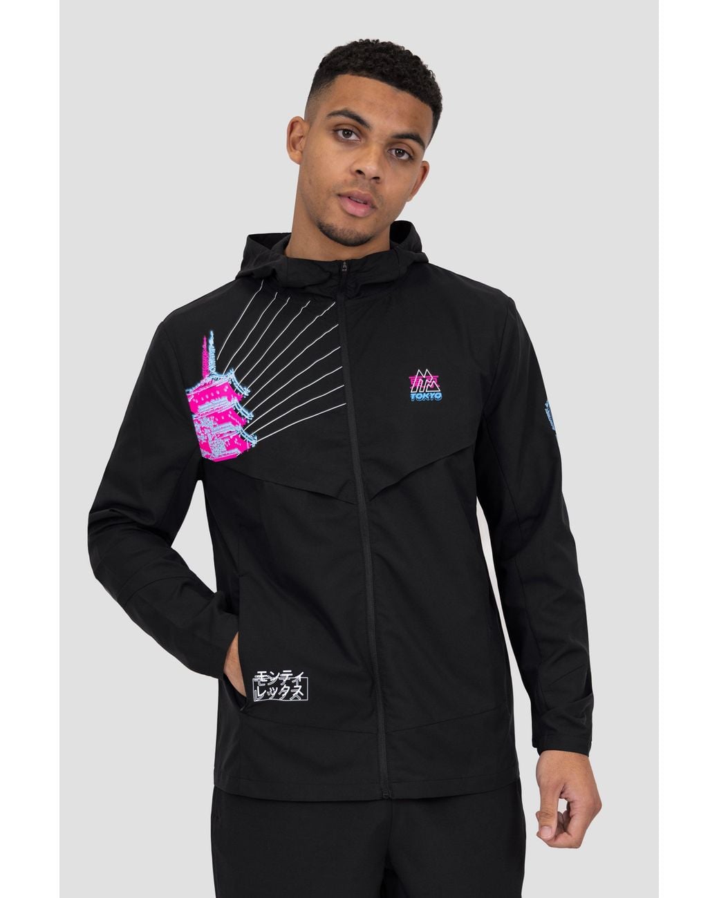 MONTIREX Mtx Run City Tokyo Jacket in Black for Men | Lyst UK