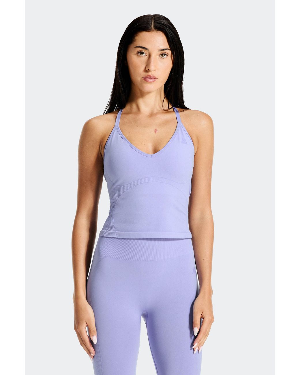 MONTIREX Purple Muse Seamless Halter Neck Tank