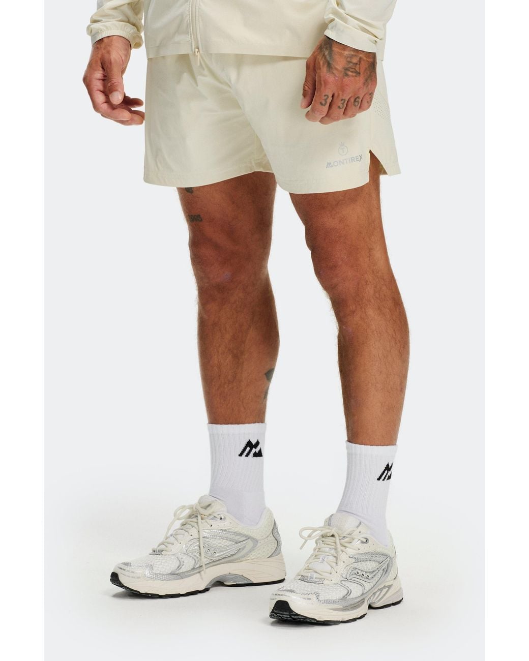 MONTIREX White Topuria Training Short for men