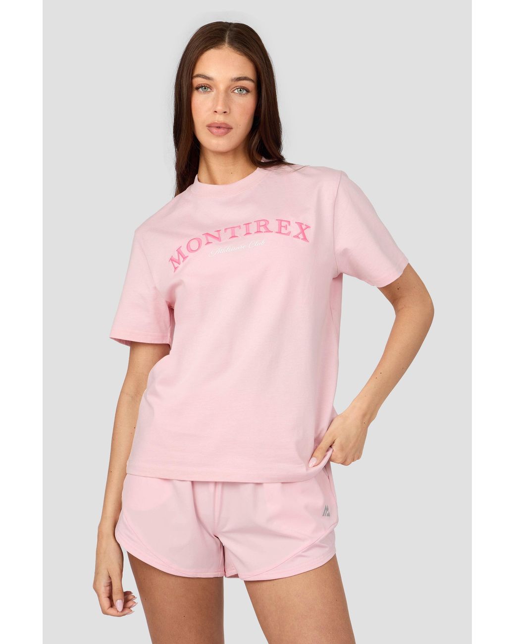 MONTIREX Pink Athleisure Club T-Shirt