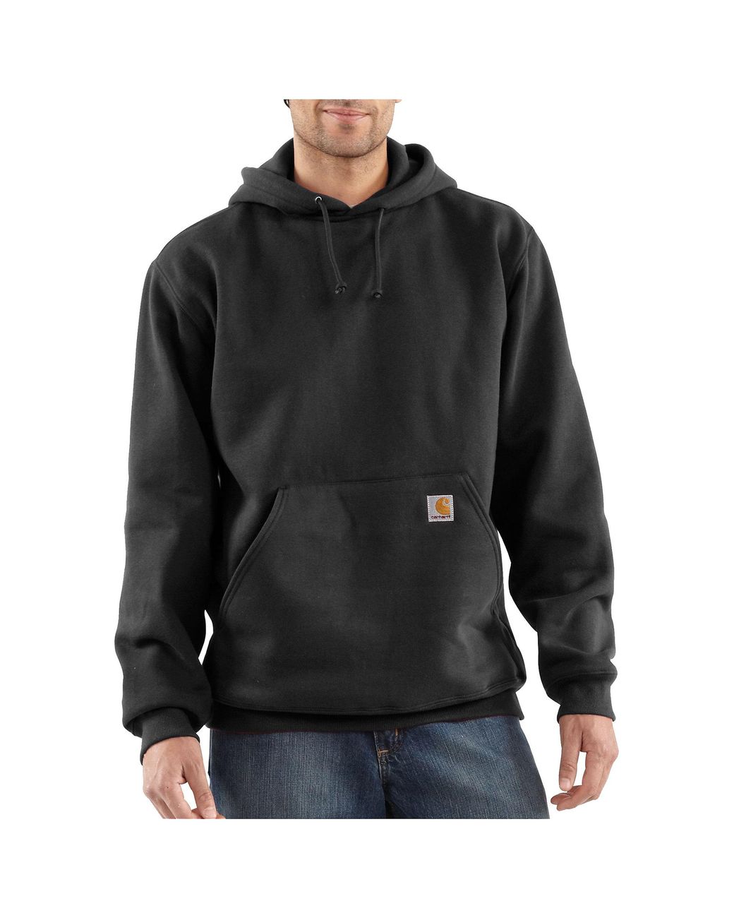 Carhartt Synthetic Midweight Hooded Sweatshirt in Black for Men - Lyst