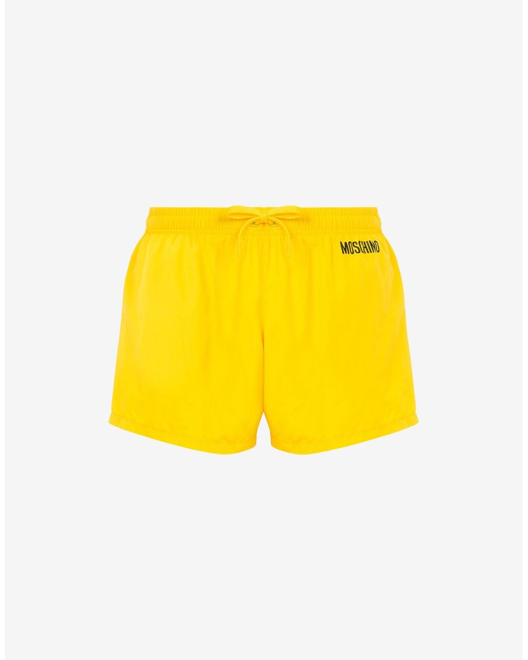 Moschino Yellow Swim Boxer Smiley for men