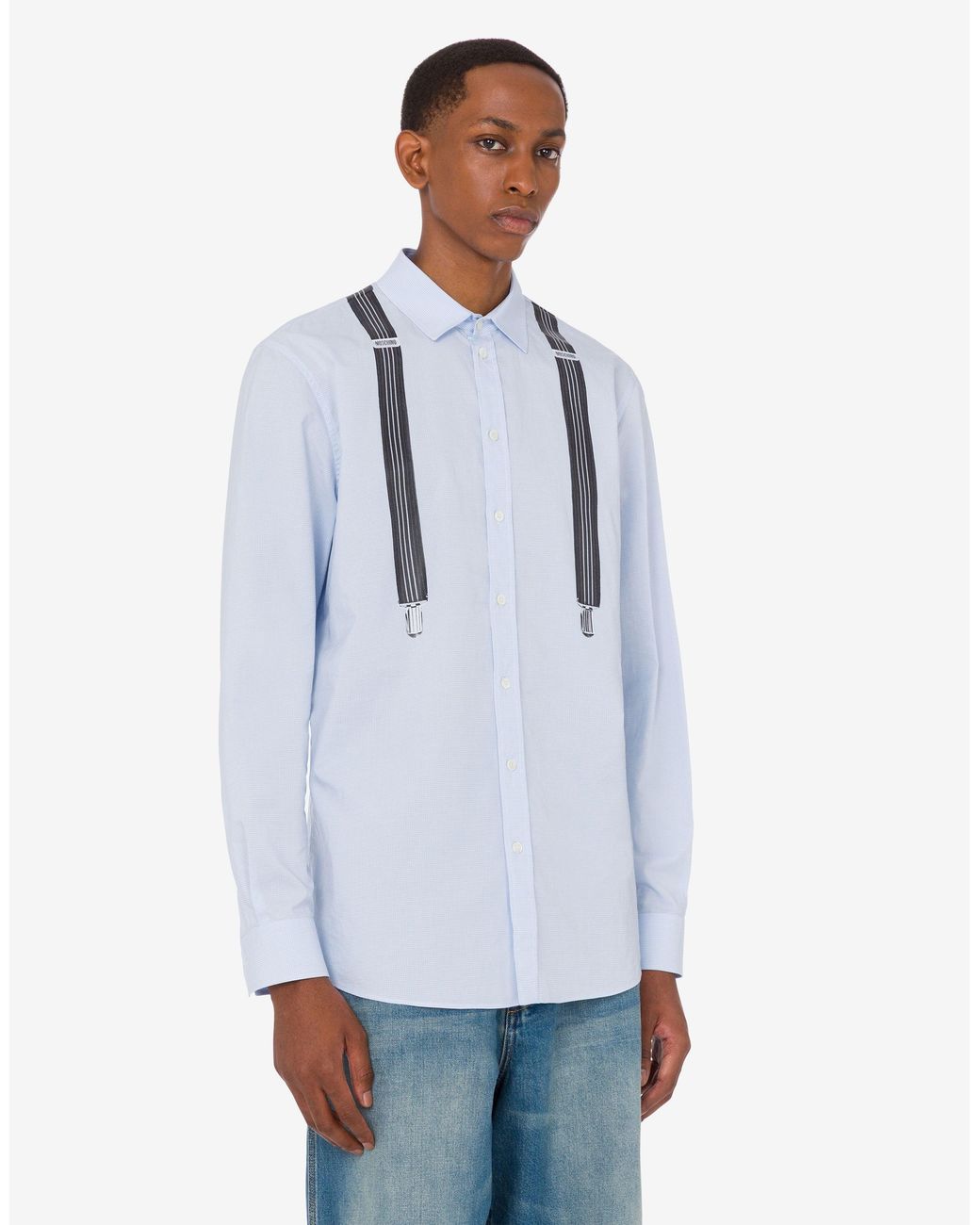 Camicia di Moschino in Blue da Uomo