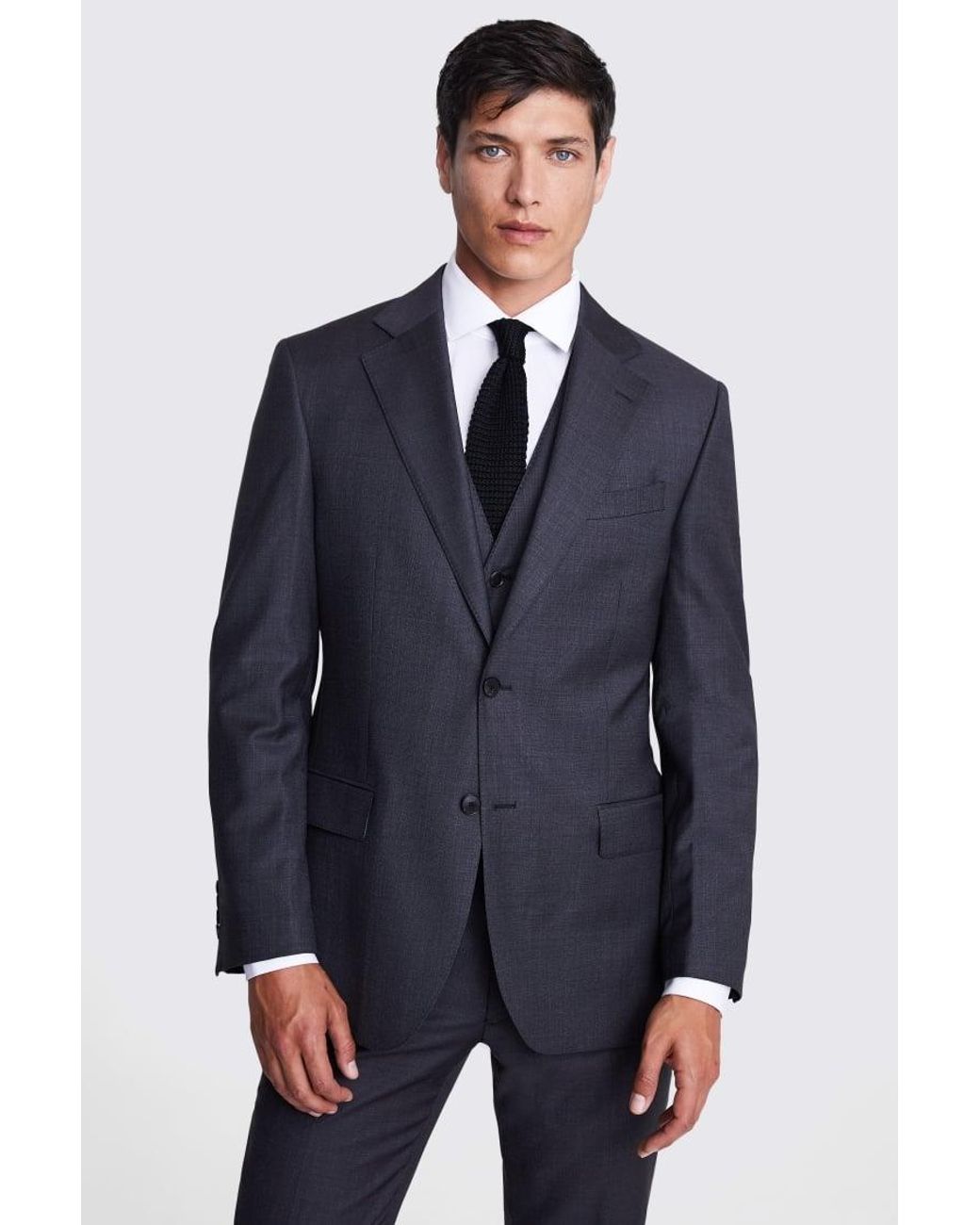 Lanificio F.lli Cerruti Dal 1881 Italian Tailored Fit Charcoal