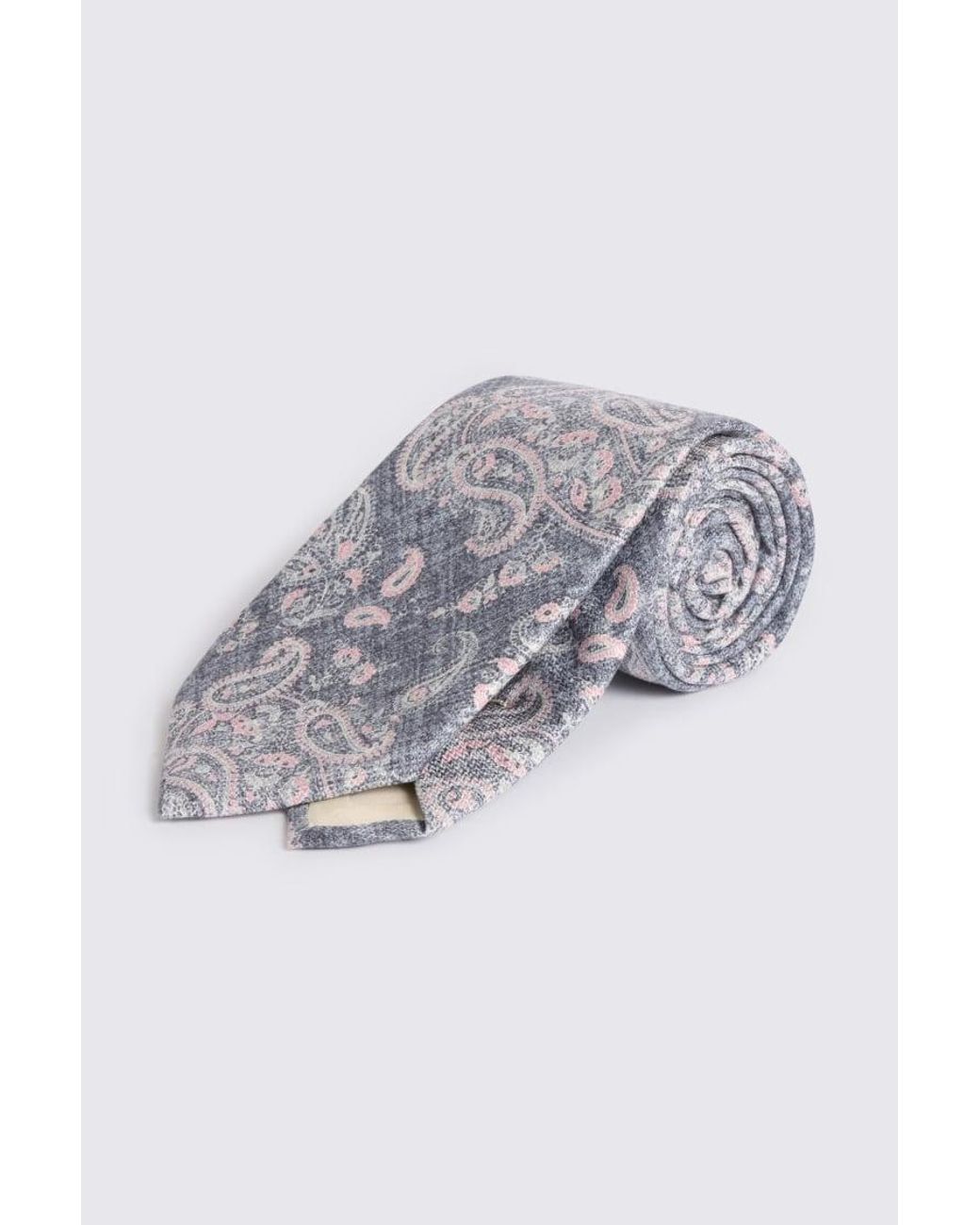 Tessitura bottinelli Blue Italian & Paisley Silk Tie for men