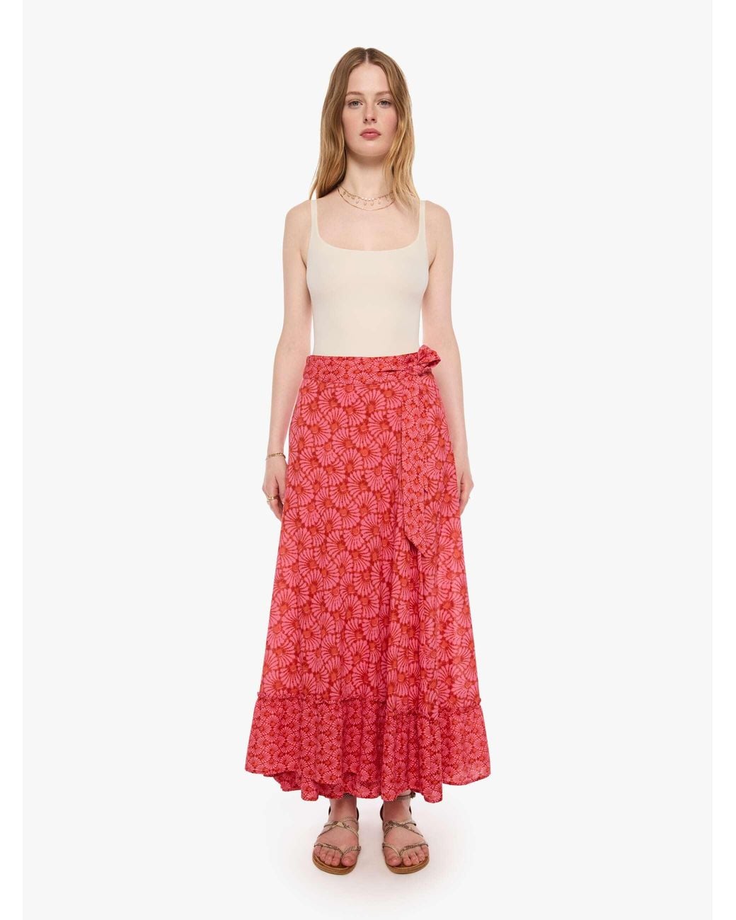 Xirena Red Janey Skirt Ruby Shell
