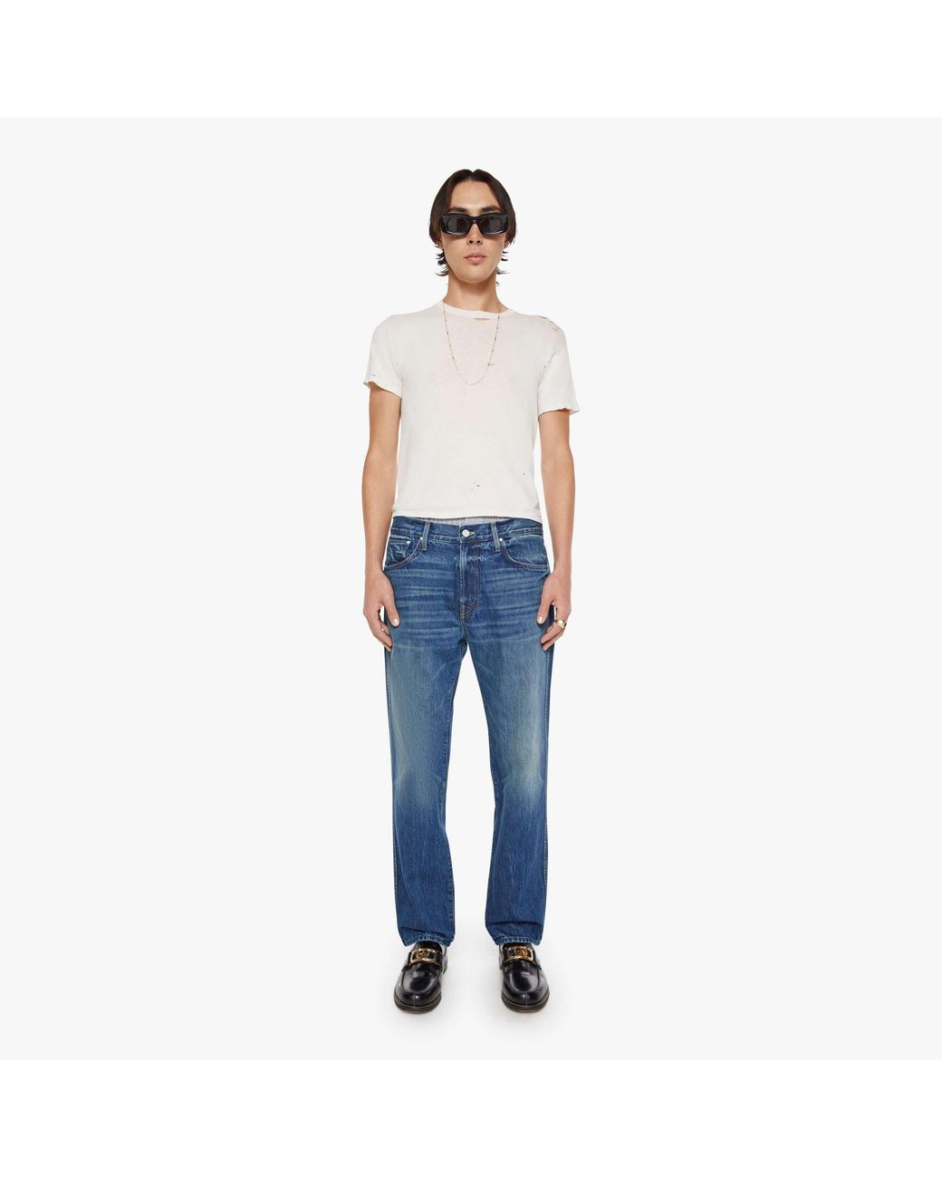 Mother Blue The Bronco I'Ll Have My Usual Jeans for men