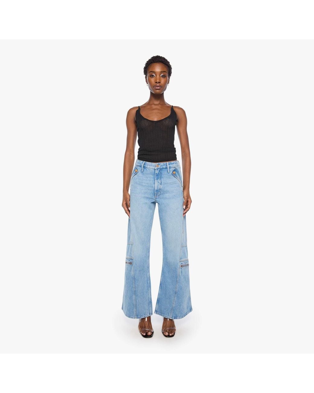 Mother Blue Snacks! The Spicy Lemon Twist Prep Skimp Wishbone Jeans