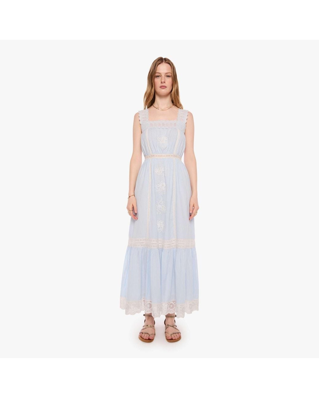 Xirena White Anita Dress Stripe
