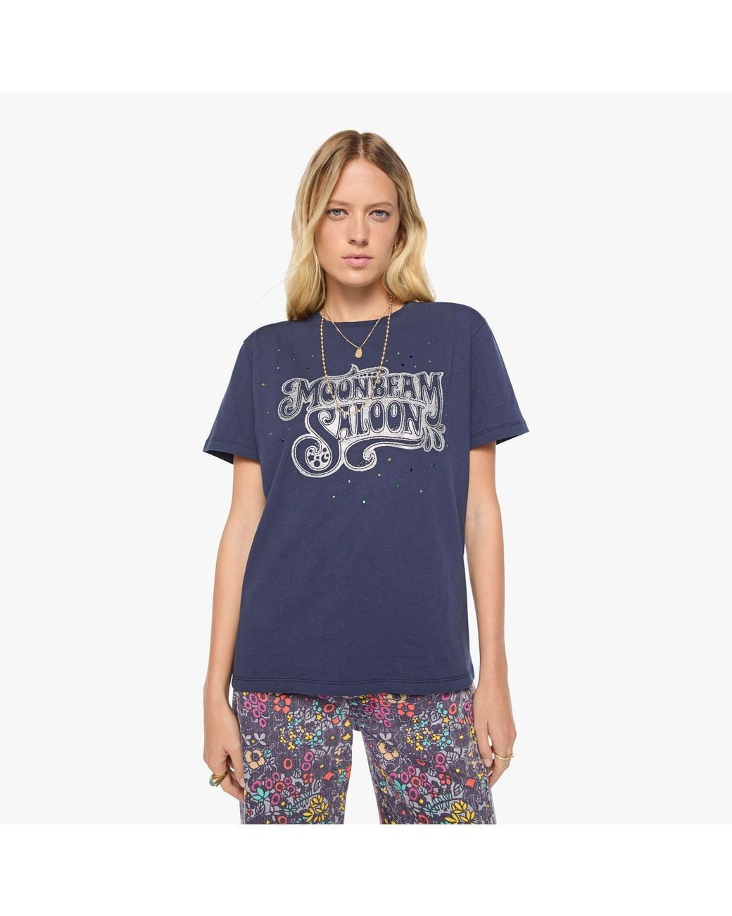 Mother Blue The Rowdy Moonbeam Saloon T-Shirt