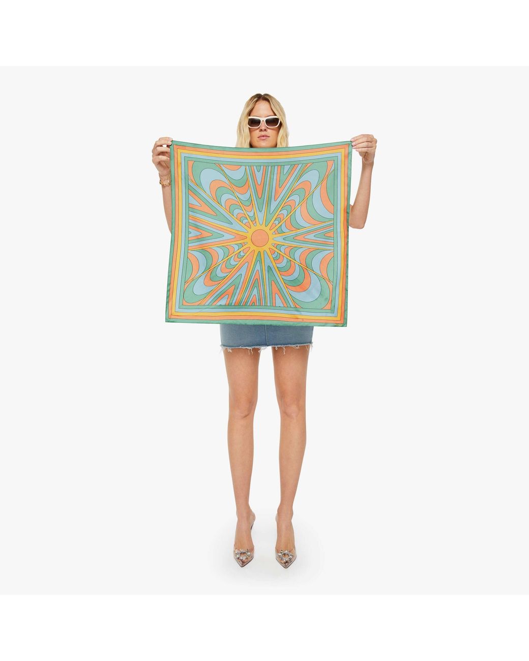Mother Green The Scarf It Down Sun Baked