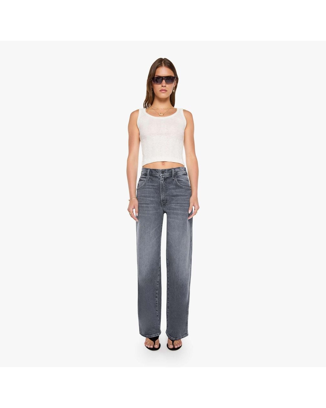 Mother Blue The Delinquent Skimp Rock Hard Jeans