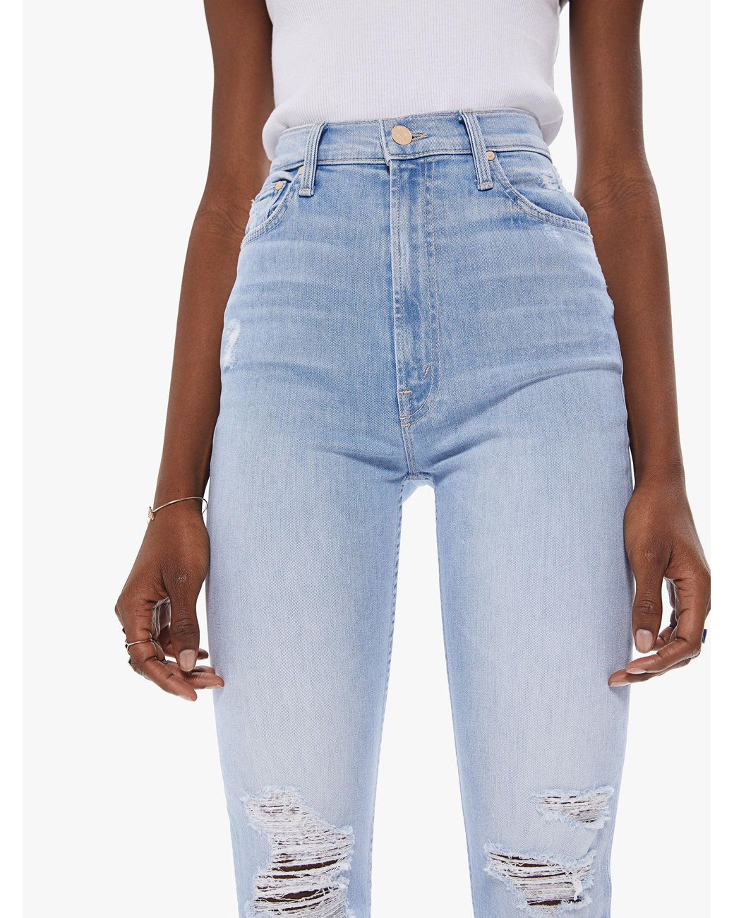Mother Denim High Waisted Rider Ankle 