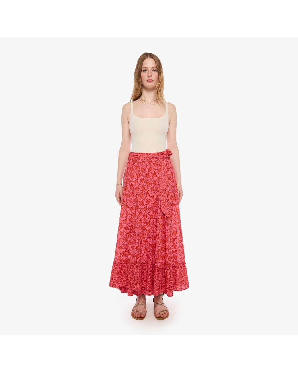 Xirena Red Janey Skirt Ruby Shell