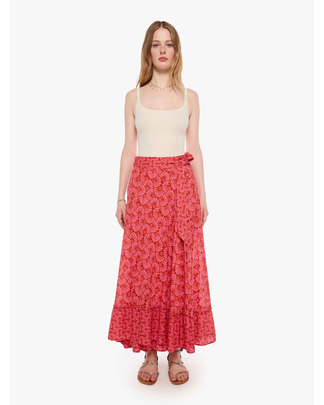 Xirena Red Janey Skirt Ruby Shell
