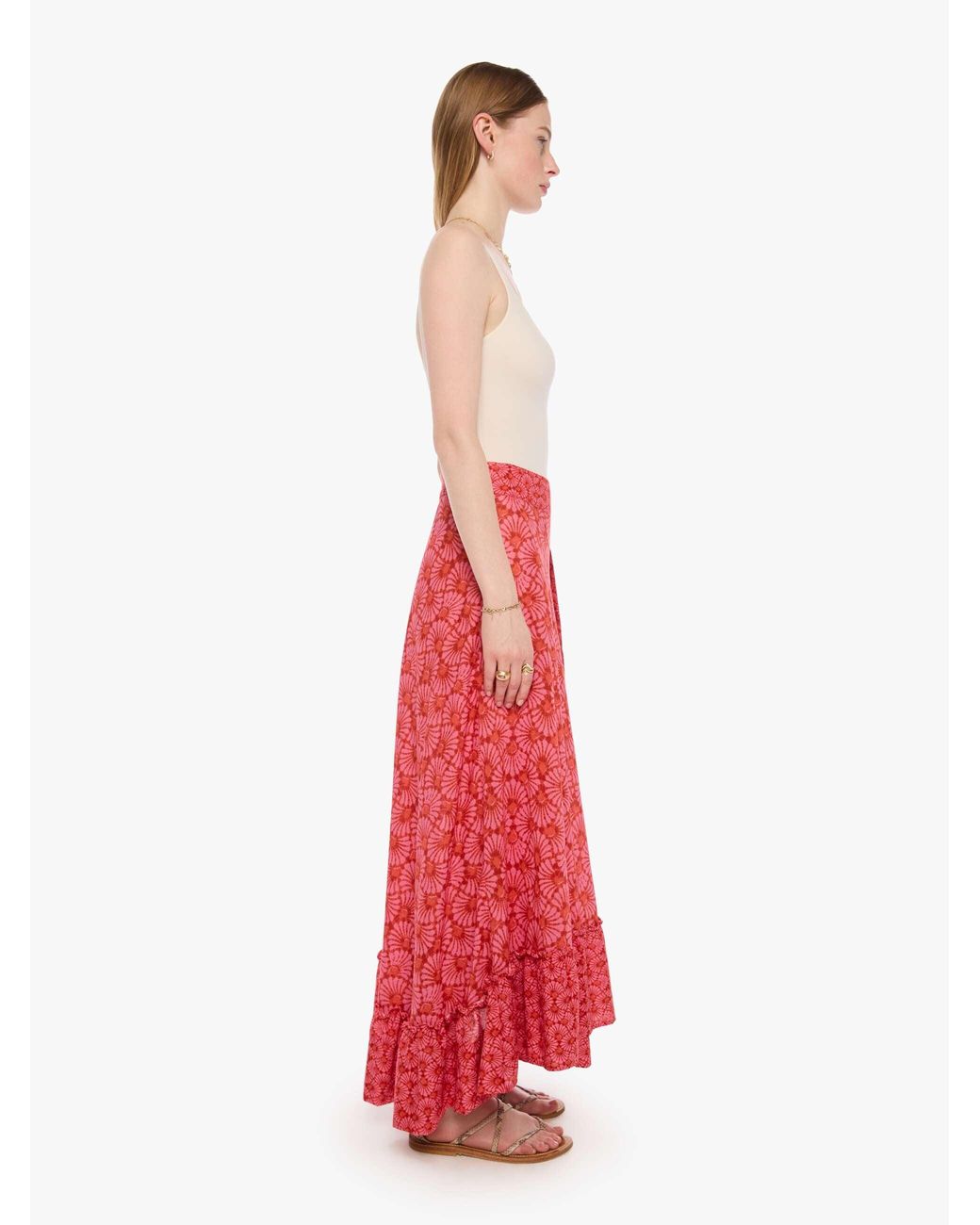 Xirena Red Janey Skirt Ruby Shell