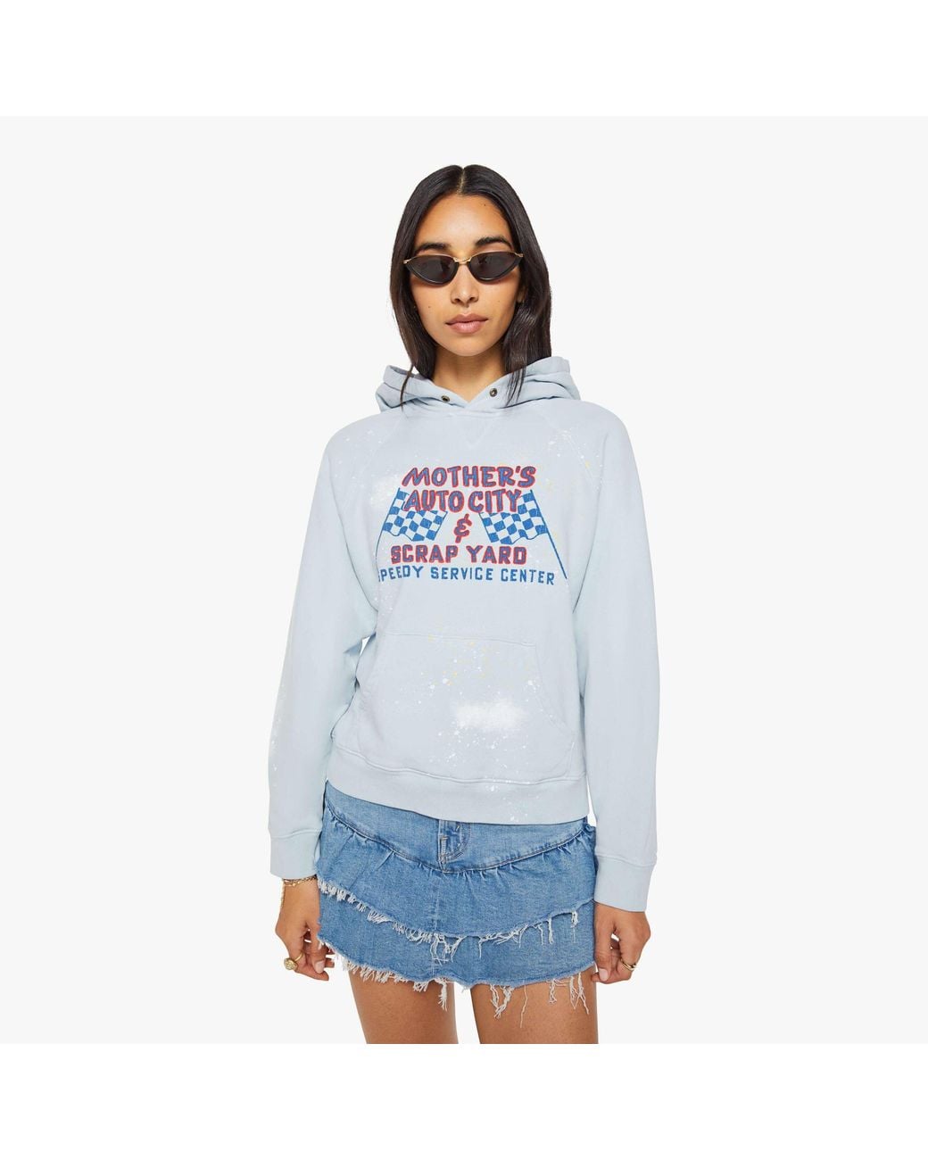 Mother White The Square Hoodie Auto City