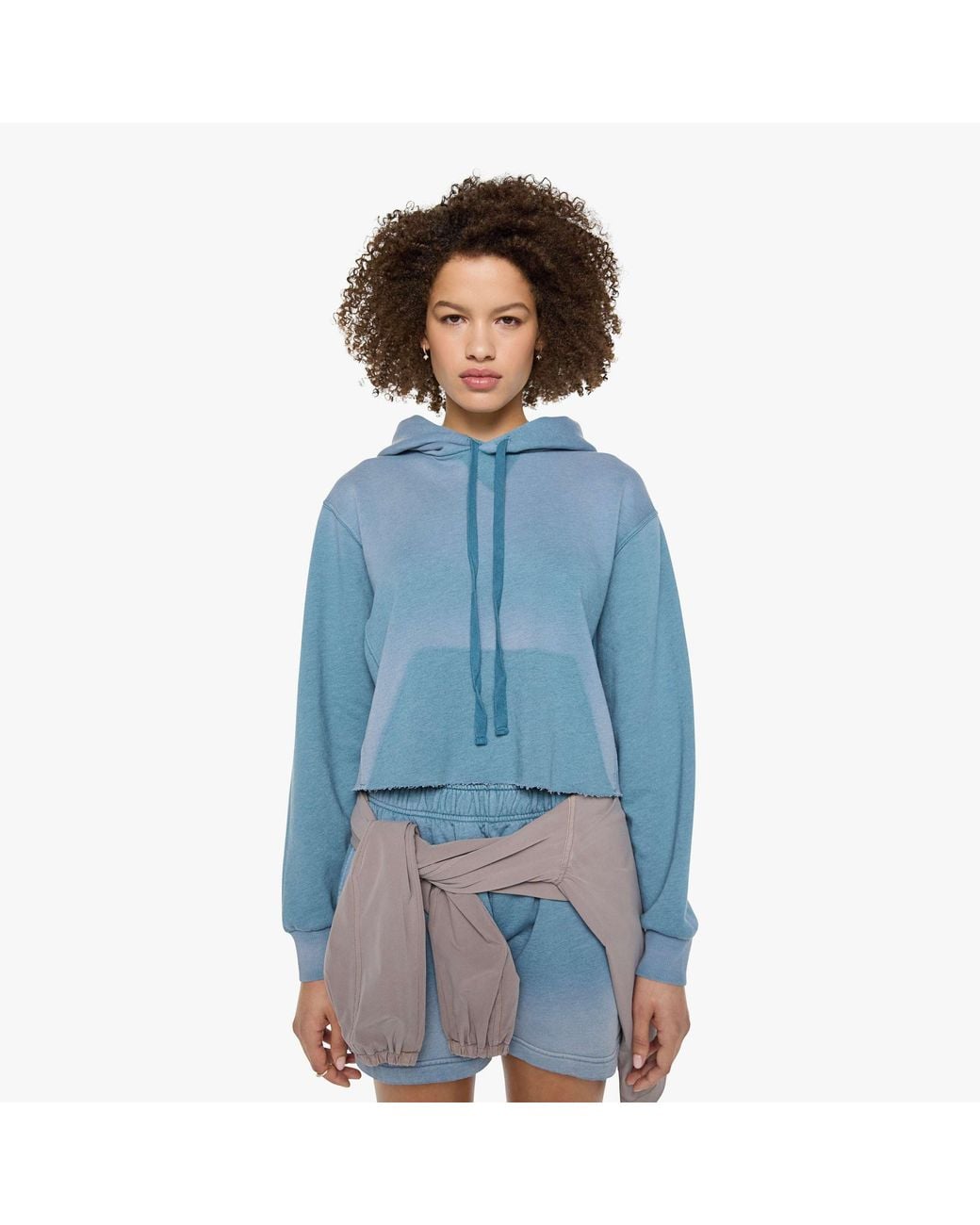 Ghost Forest Surf Club Blue Cropped Coastie Pacific Northwest Shirt