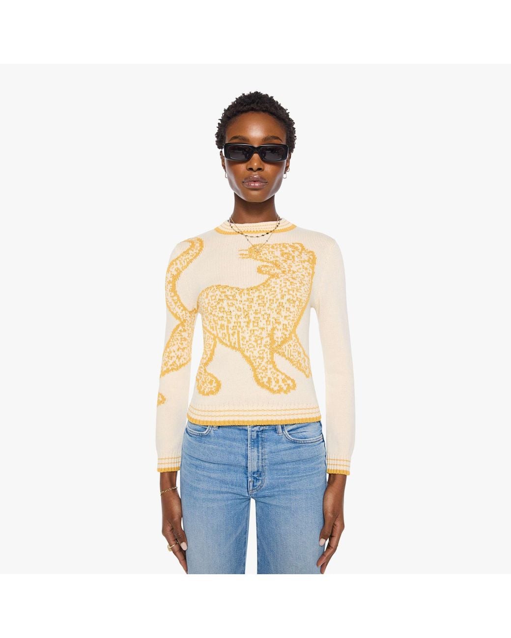 Mother Blue The Baby Jumper Shirt
