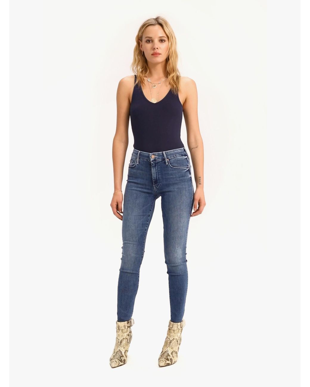 Mother Cotton The Looker in Blue | Lyst